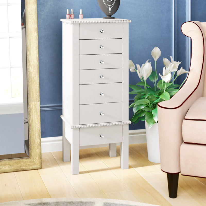 House of Hampton® Brooklyn Jewelry Armoire & Reviews Wayfair